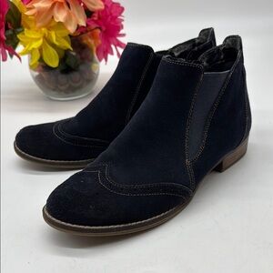 Remonte Women's Dark Blue Suede Chelsea Boots EU Size 39 MCA9116L